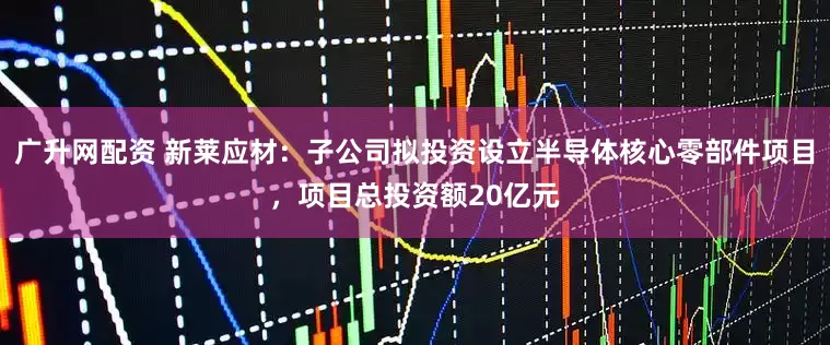 广升网配资 新莱应材：子公司拟投资设立半导体核心零部件项目，项目总投资额20亿元